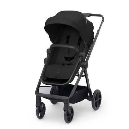 Kinderkraft Coches Travel System Travel system coche de paseo newly moon black 3 en 1 + silla de auto mink FX + base KK71027553353910