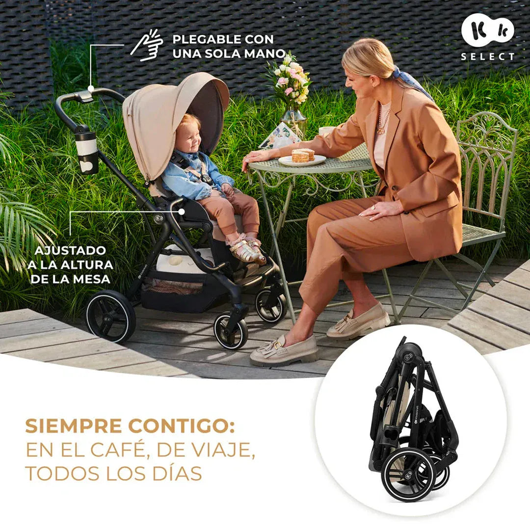 Kinderkraft Coches Travel System Travel System Coche YOXI + Silla Nido MINK PRO + Base ISOFIX Black | Kinderkraft KK74351138425954