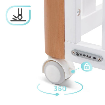 KINDERKRAFT cunas Cuna de Madera Koya 4 en 1 KFKOYAWHT