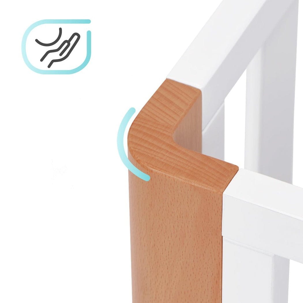 KINDERKRAFT cunas Cuna de Madera Koya 4 en 1 KFKOYAWHT