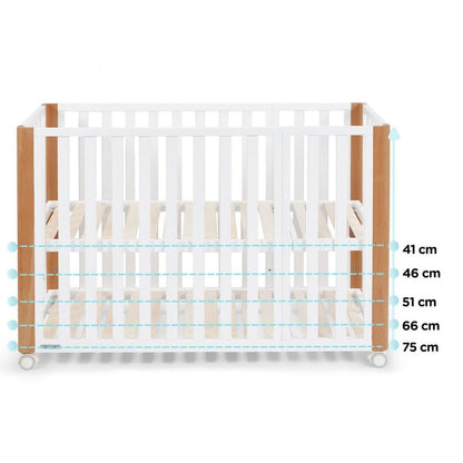 KINDERKRAFT cunas Cuna de Madera Koya 4 en 1 KFKOYAWHT