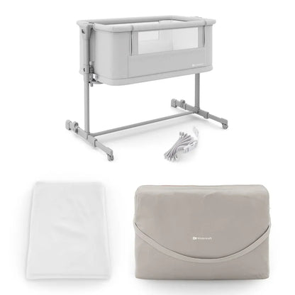 Kinderkraft cunas CunCuna Colecho 3 en 1 NESTEE GROW 2  Light Grey - Kindekraft KLNEEGR2LGR