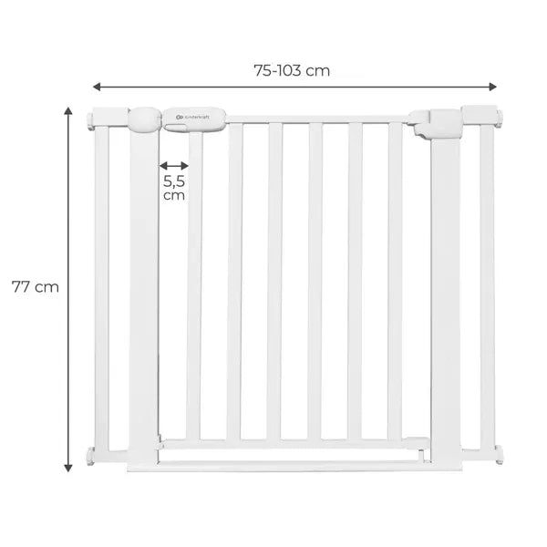 Kinderkraft Otros accesorios de seguridad Puerta de Seguridad LOCK & GO White -Kinderkraf KALOGO00WHT