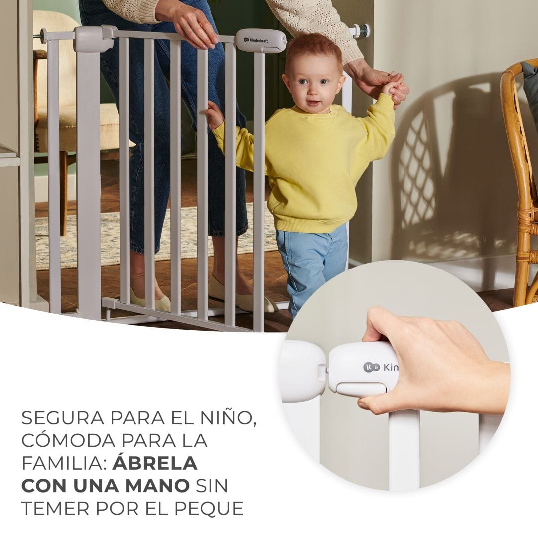 Kinderkraft Otros accesorios de seguridad Puerta de Seguridad Lock & Go White - Kinderkraft KALOGO00WHT