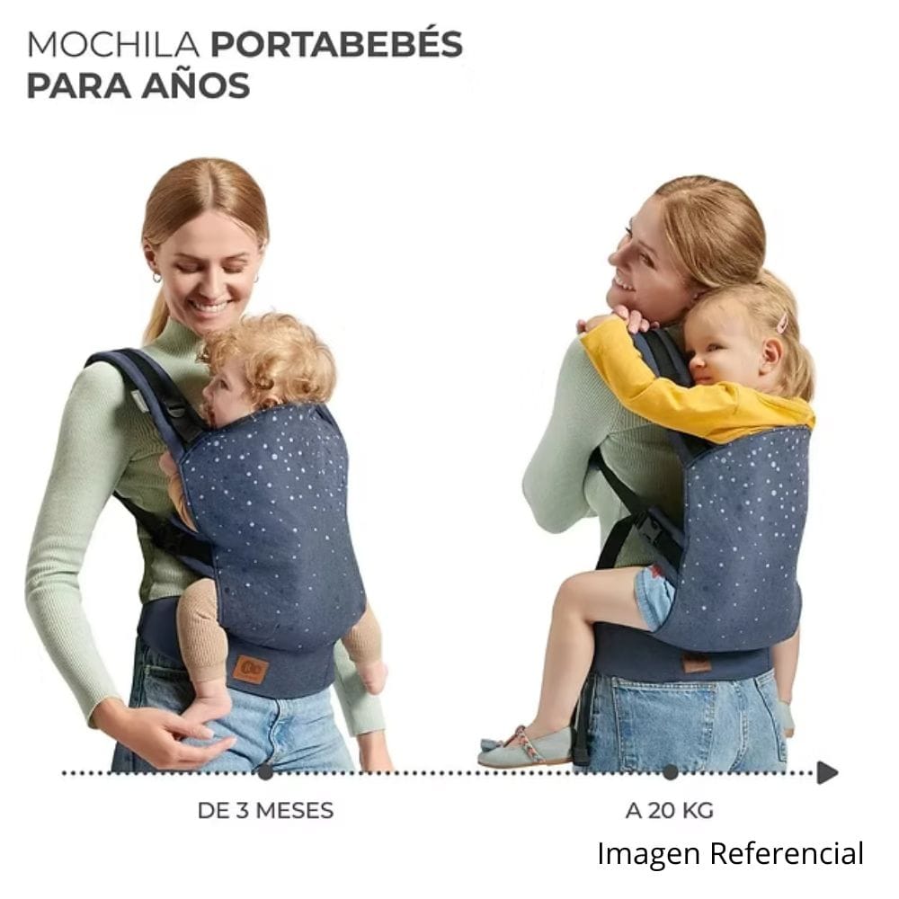 Kinderkraft portabebes Portabebé Nino Confetti grey - Kinderkraft KNNINOCOGRY