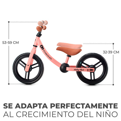 Kinderkraft Scooter Bicicleta de Balance 2WAY Next Rose Pink- Kinderkraf KR2WAY22PNK