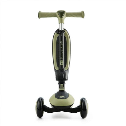 KINDERKRAFT Scooter Triciclo scooter 2 en 1 HALLEY Green - Kinderkraft KRHALLGRE