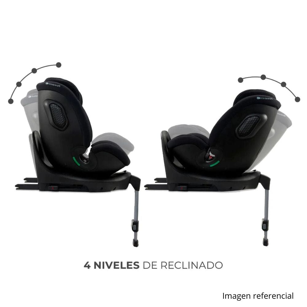 Kinderkraft Silla de auto convertible Silla de auto convertible XRIDER 2 i-Size Negra - Kinderkraft KCXRID02BLK