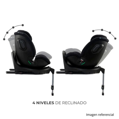 Kinderkraft Silla de auto convertible Silla de auto convertible XRIDER 2 i-Size Negra - Kinderkraft KCXRID02BLK