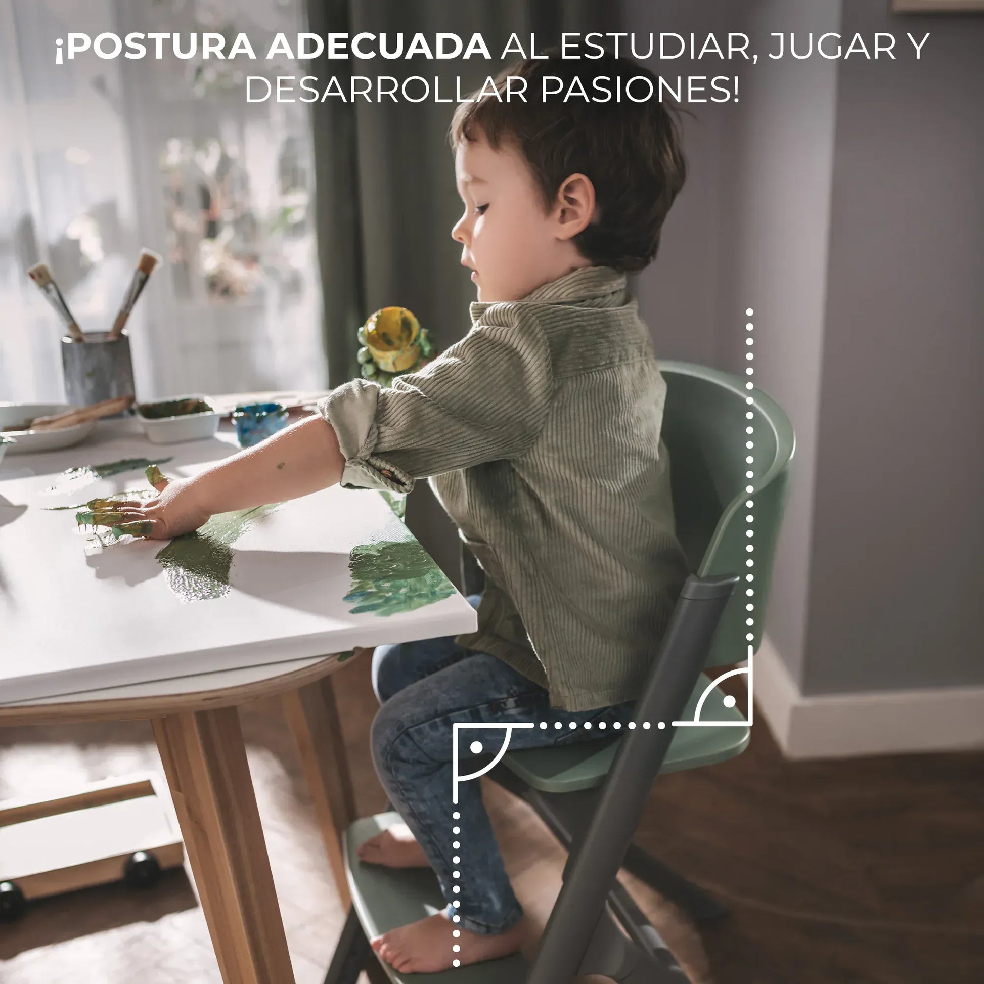 Kinderkraft Sillas de comer Arma tu Pack Silla Livy Wood con Silla Nido Mecedora Calmee - Kinderkraft packlivycalmee