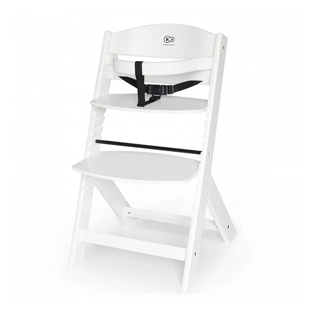 Kinderkraft Sillas de comer Silla de comer evolutiva 4 en 1 Enock + Silla mecedora Calmee Blanca - Kinderkraft KK74950109683593