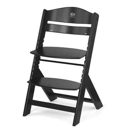 Kinderkraft Sillas de comer Silla de comer evolutiva 4 en 1 Enock + Silla mecedora Calmee Full Black- Kinderkraft KK74950095776609