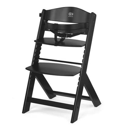 Kinderkraft Sillas de comer Silla de comer evolutiva 4 en 1 Enock + Silla mecedora Calmee Full Black- Kinderkraft KK74950095776609