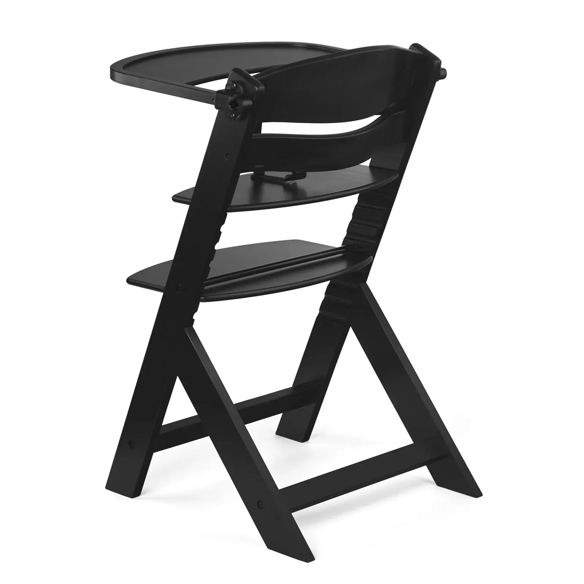 Kinderkraft Sillas de comer Silla de comer evolutiva 4 en 1 Enock + Silla mecedora Calmee Full Black- Kinderkraft KK74950095776609