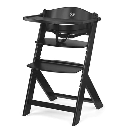 Kinderkraft Sillas de comer Silla de comer evolutiva 4 en 1 Enock + Silla mecedora Calmee Full Black- Kinderkraft KK74950095776609