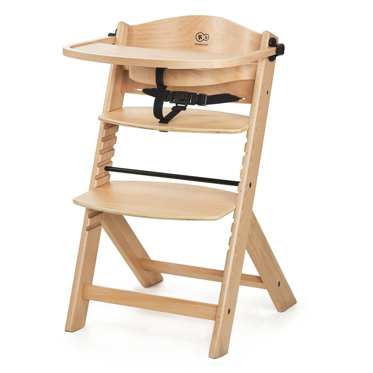 Kinderkraft Sillas de comer Silla de comer evolutiva 4 en 1 Enock + Silla mecedora Calmee Natural - Kinderkraft KHENCA00GRY