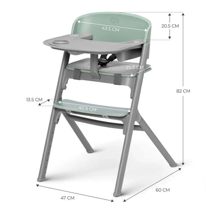 Kinderkraft Sillas de comer Silla de comer evolutiva LIVY 4 en 1 incluye silla mecedora Olive Calmee-KINDERKRAF (Copia) KK68381028754384