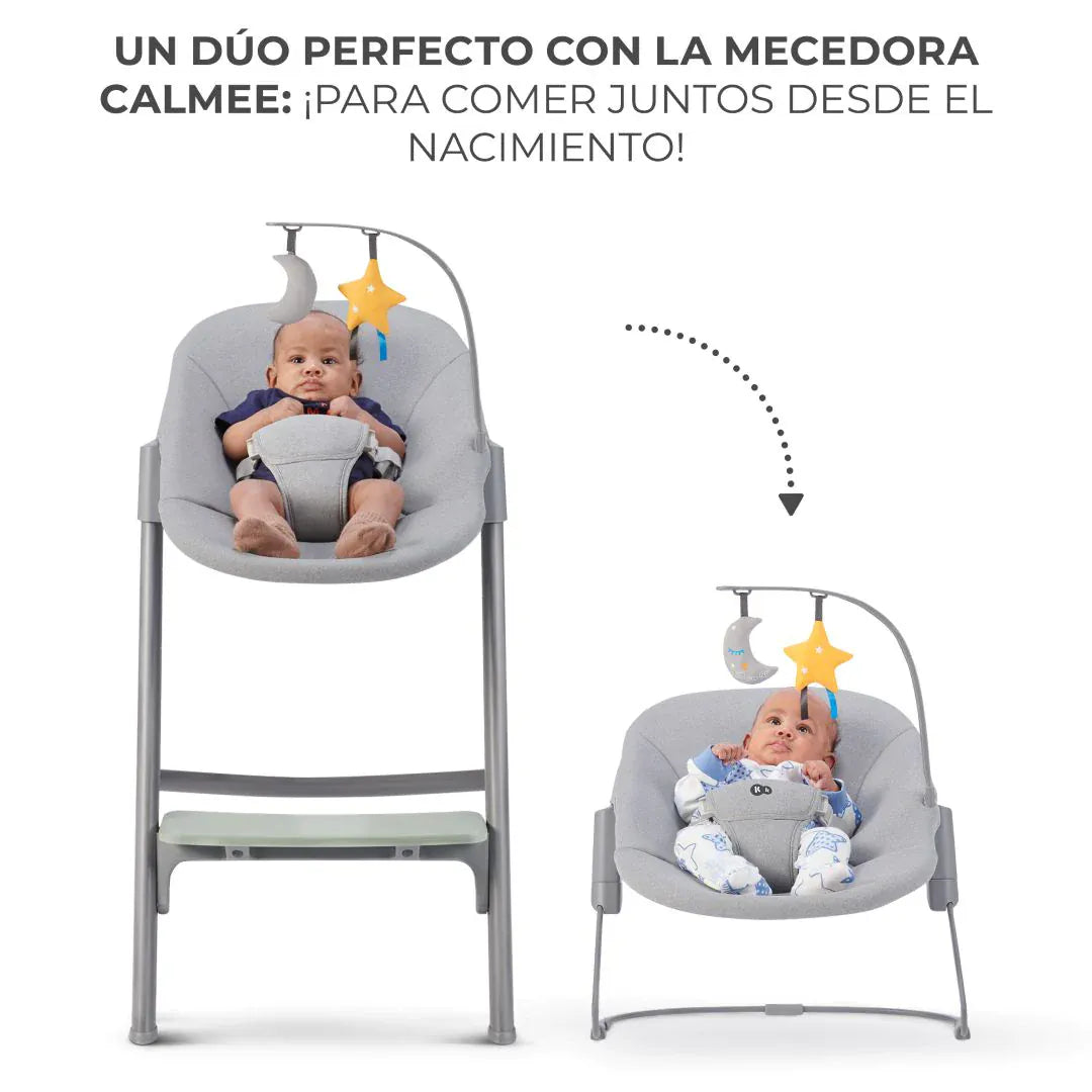Kinderkraft Sillas de comer Silla de comer evolutiva LIVY 4 en 1 incluye silla mecedora Olive Calmee-KINDERKRAF (Copia) KK68381028754384