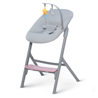 Kinderkraft Sillas de comer Silla de comer evolutiva LIVY 4 en 1 incluye silla mecedora PINK Calmee-KINDERKRAF KK68381011998920