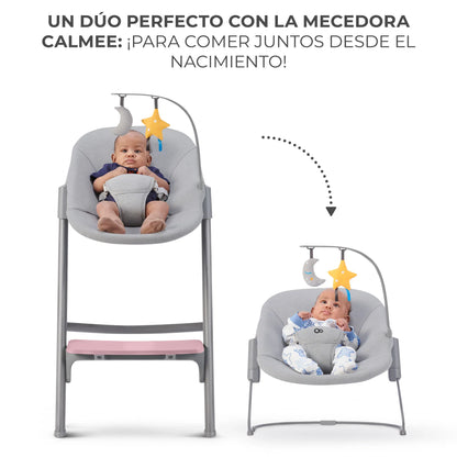 Kinderkraft Sillas de comer Silla de comer evolutiva LIVY 4 en 1 incluye silla mecedora PINK Calmee-KINDERKRAF KK68381011998920