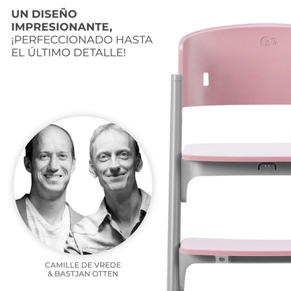 Kinderkraft Sillas de comer Silla de comer evolutiva LIVY 4 en 1 incluye silla mecedora PINK Calmee-KINDERKRAF KK68381011998920