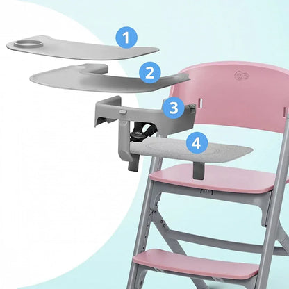 Kinderkraft Sillas de comer Silla de Comer Livy Aster Pink - Kinderkraft KHLIVYPNK