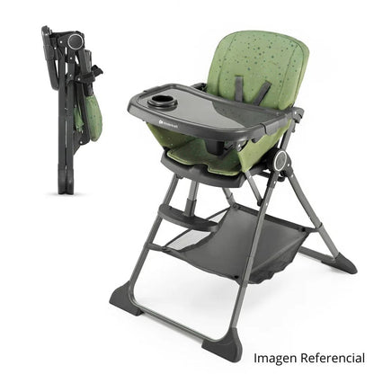 Kinderkraft Sillas de comer Silla de Comer Plegable FOLDEE Green - Kinderkraft KHFOLDGRE