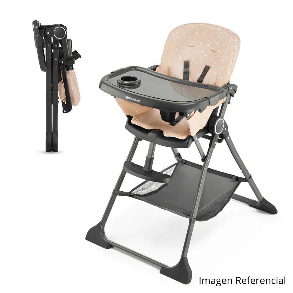 Kinderkraft Sillas de comer Silla de Comer Plegable FOLDEE Pink - Kinderkraft KHFOLDPNK