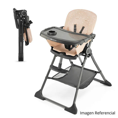 Kinderkraft Sillas de comer Silla de Comer Plegable FOLDEE Pink - Kinderkraft KHFOLDPNK