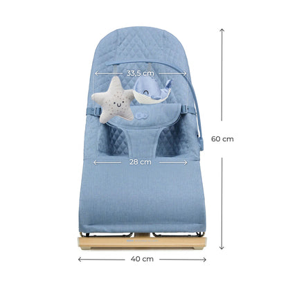 Kinderkraft Sillas Mecedoras Mecedora Kinderkraft Mimi Bouncer Nordic Breeze KBMIMI00NOR