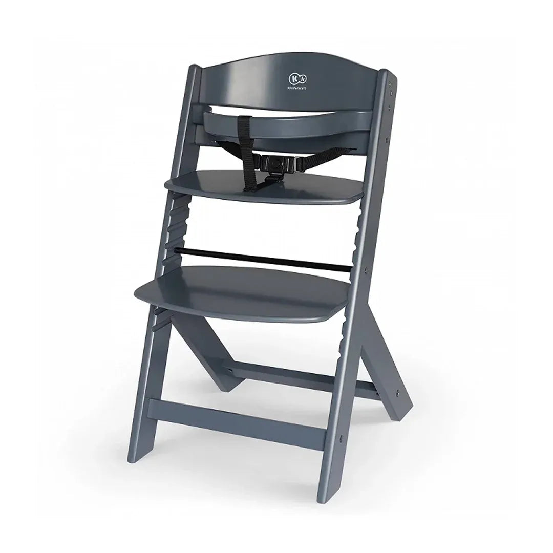 Kinderkraft Sillas Mecedoras Silla de comer evolutiva 4 en 1: silla Enock GREY+ mecedora Calmee- Kinderkraf KK74950123335806
