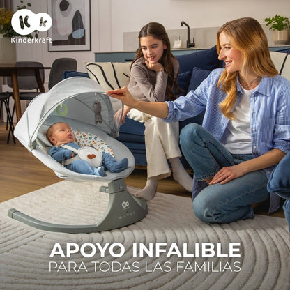 Kinderkraft Sillas Mecedoras Silla Mecedora / Hamaca eléctrica Lumi 2 Dark Grey - Kinderkraf KBLUMIGR