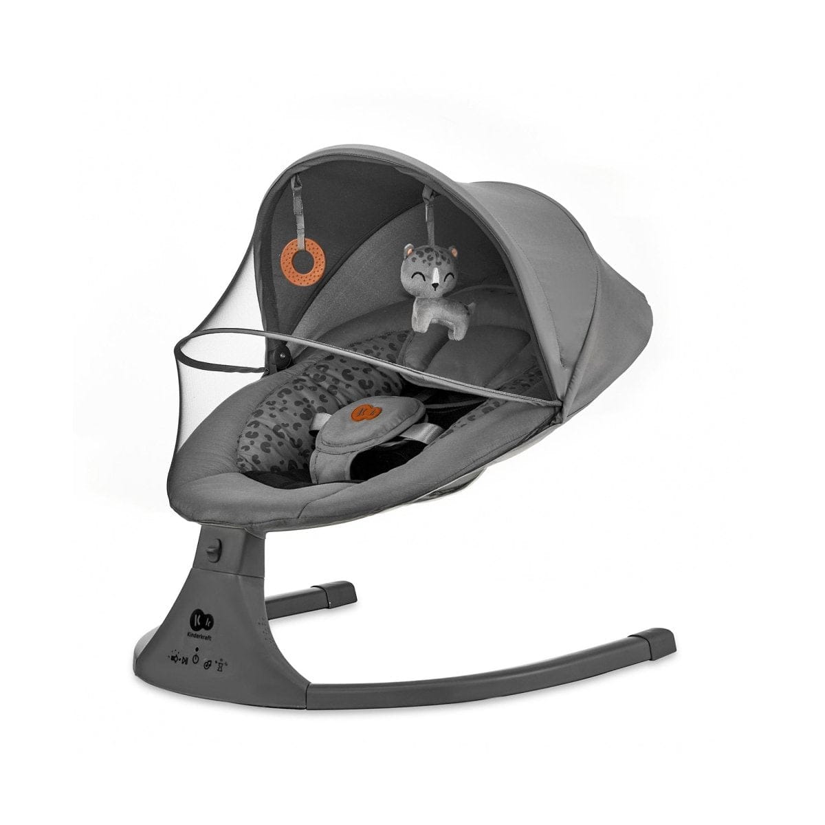 Kinderkraft Sillas Mecedoras Silla Mecedora / Hamaca eléctrica Lumi 2 Dark Grey - Kinderkraf KBLUMIGR