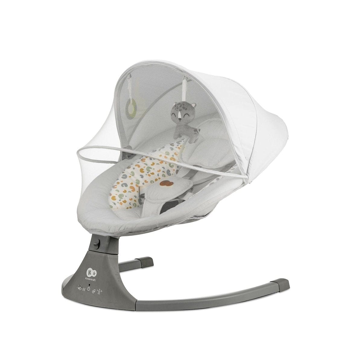Kinderkraft Sillas Mecedoras Silla Mecedora / Hamaca eléctrica Lumi 2 Light Grey - Kinderkraf KBLUMI02LGR