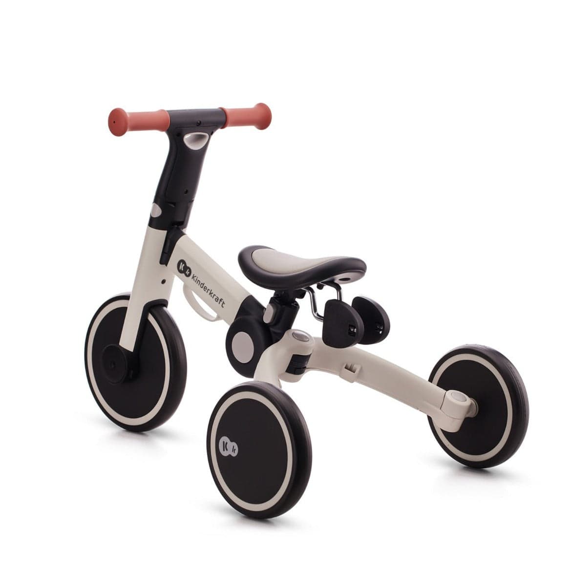 TRICICLO 4 EN 1 KINDERKRAFT JAZZ GRIS EN OFERTA