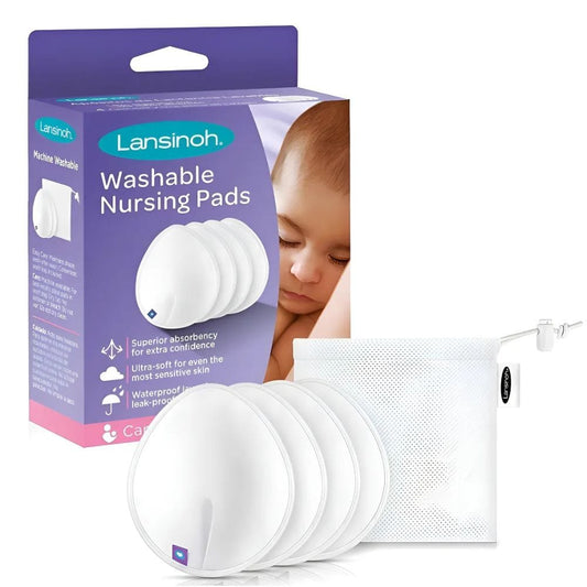 Lansinoh Lactancia Materna Absorbente de Leche Lavable 4 uds  - Lansinoh 20381