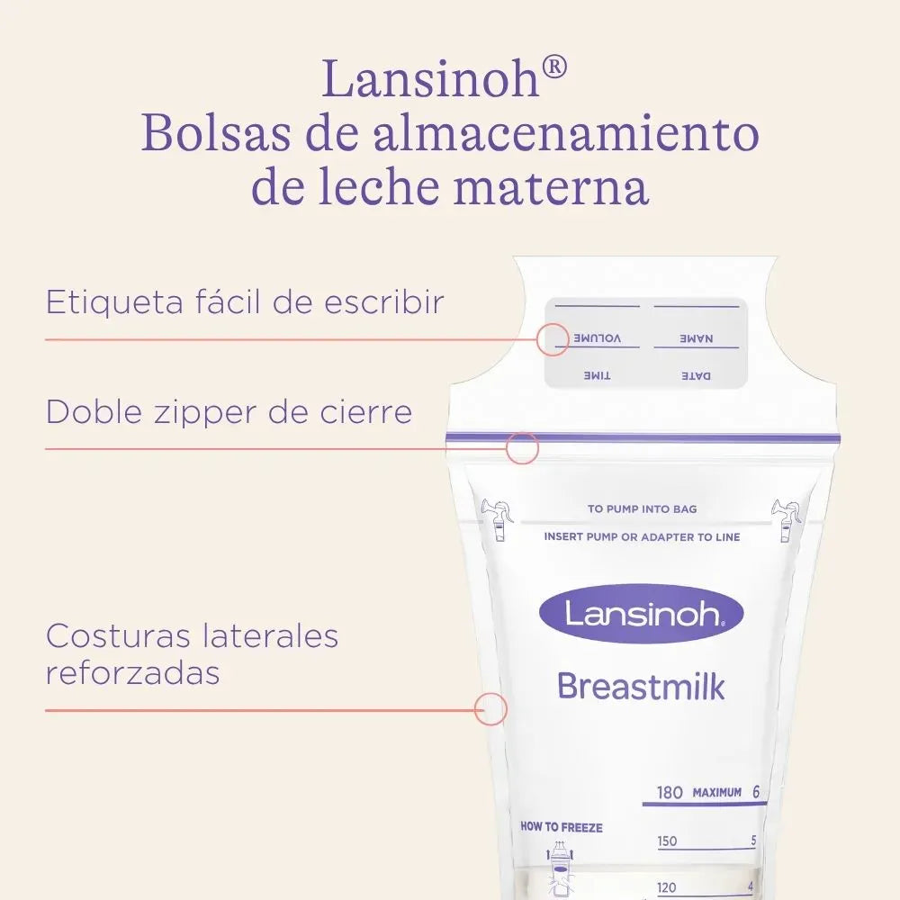 Lansinoh Lactancia Materna Bolsa de almacenamiento de leche materna 25 uds - Lansinoh 20435