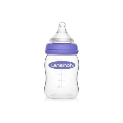 Lansinoh Mamadera Mamadera Natural wave  Flujo lento 160 ml Lila - Lansinoh 71053