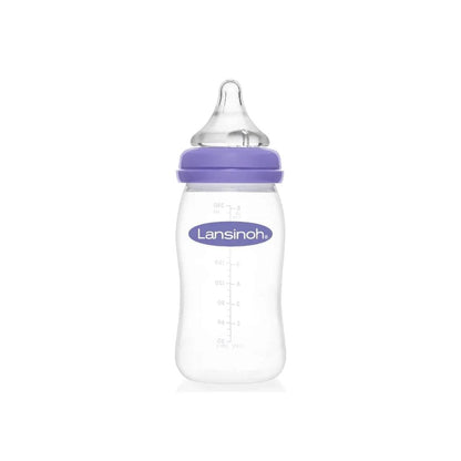 Lansinoh Mamadera Mamadera Natural wave Flujo medio 240 ml Transparente - Lansinoh 71055