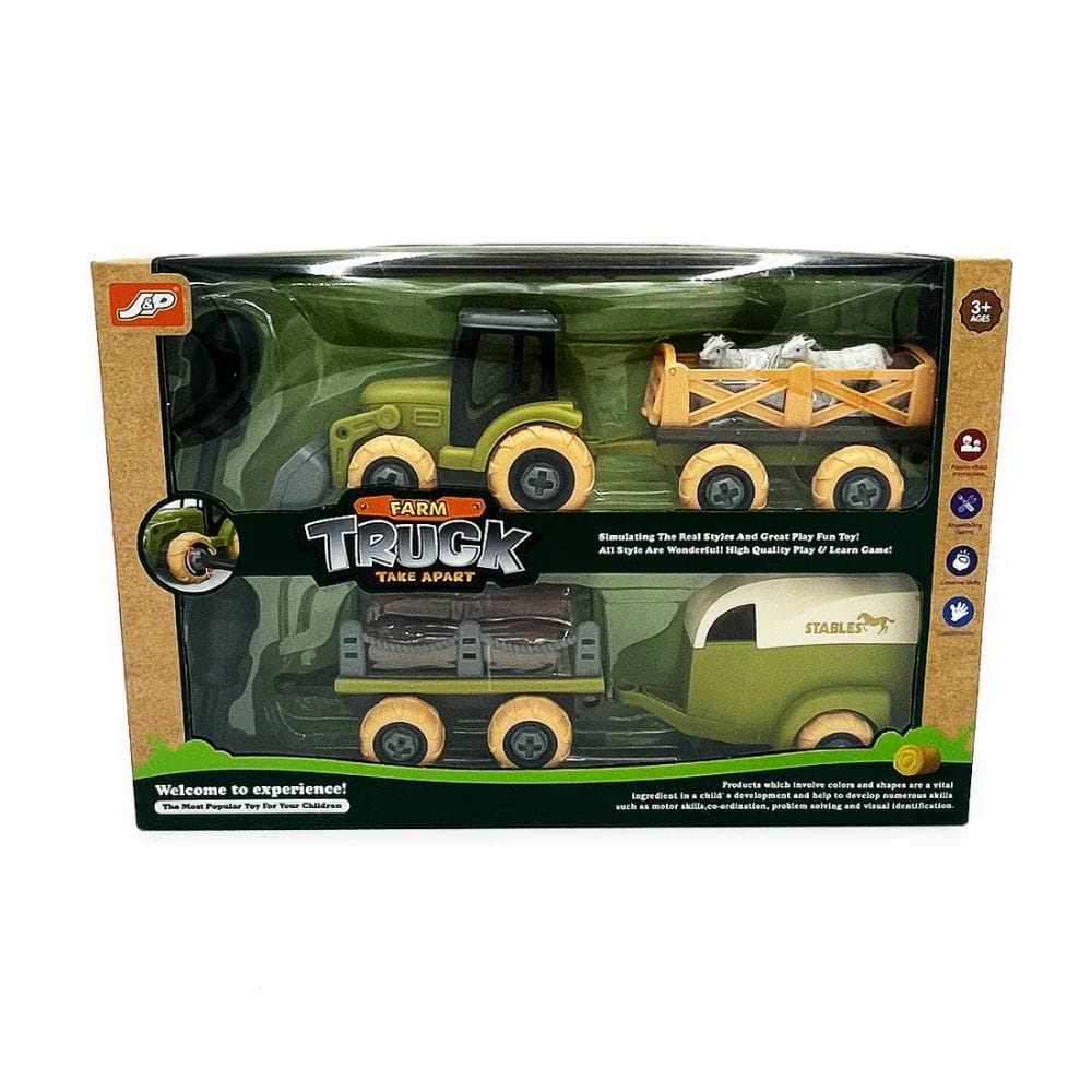 limei toys Animales y Dinosaurios Set Camiones de Granja 11 Piezas - Limei Toys Z24741