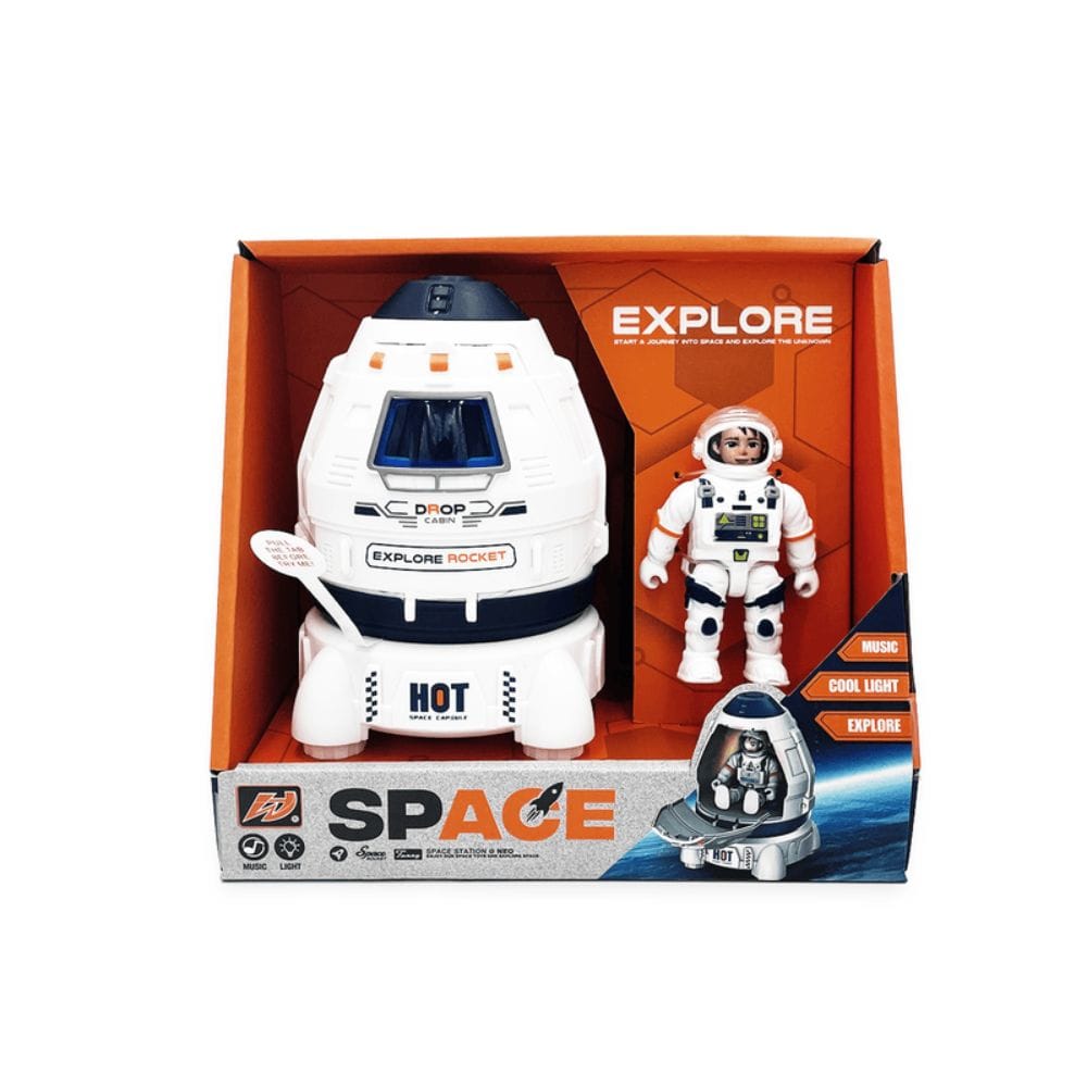 limei toys Juegos de roles Cabina Espacial con Luces y Sonidos Magnetics - Limei Toys J05485