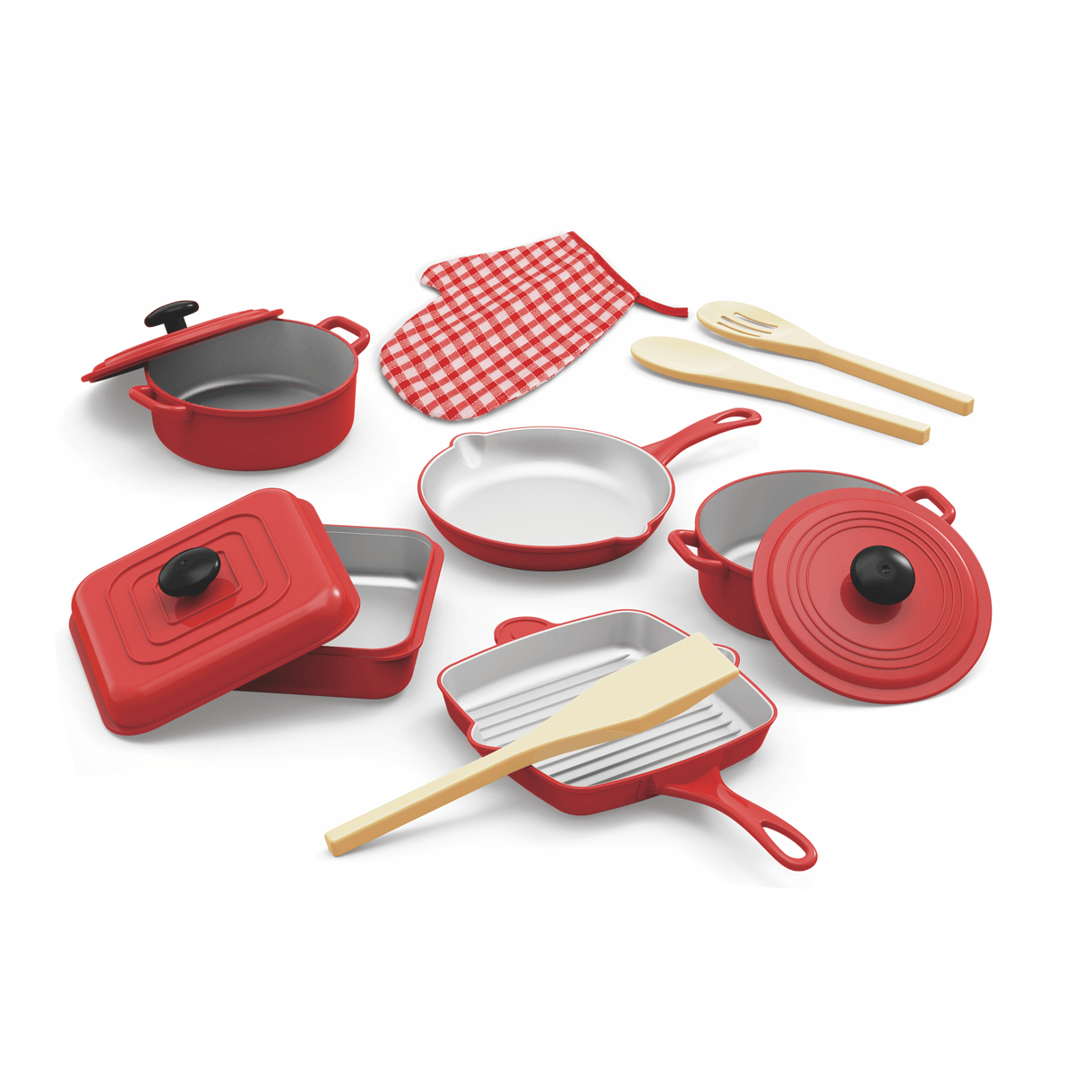 limei toys Juegos de roles Set de Cocina Infantil 12 Piezas - Limei Toys J04446
