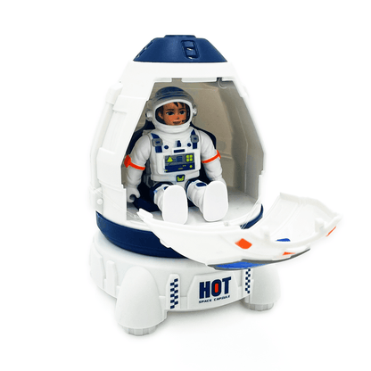 limei toys juguete espacial Cabina Espacial con Luces y Sonidos Magnetics- Limei Toys J05485