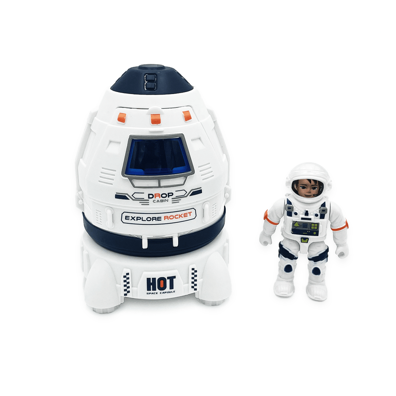 limei toys juguete espacial Cabina Espacial con Luces y Sonidos Magnetics- Limei Toys J05485