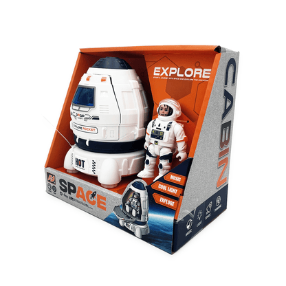 limei toys juguete espacial Cabina Espacial con Luces y Sonidos Magnetics- Limei Toys J05485