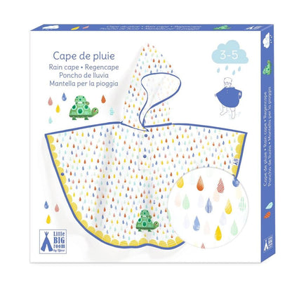 Little Big Room Accesorios para Ropa Capa de lluvia tortuga 3 a 5 años
