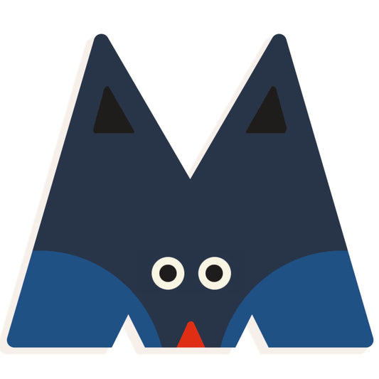 Little Big Room Letras Decorativas Letras de madera decorativa "M" DD04972