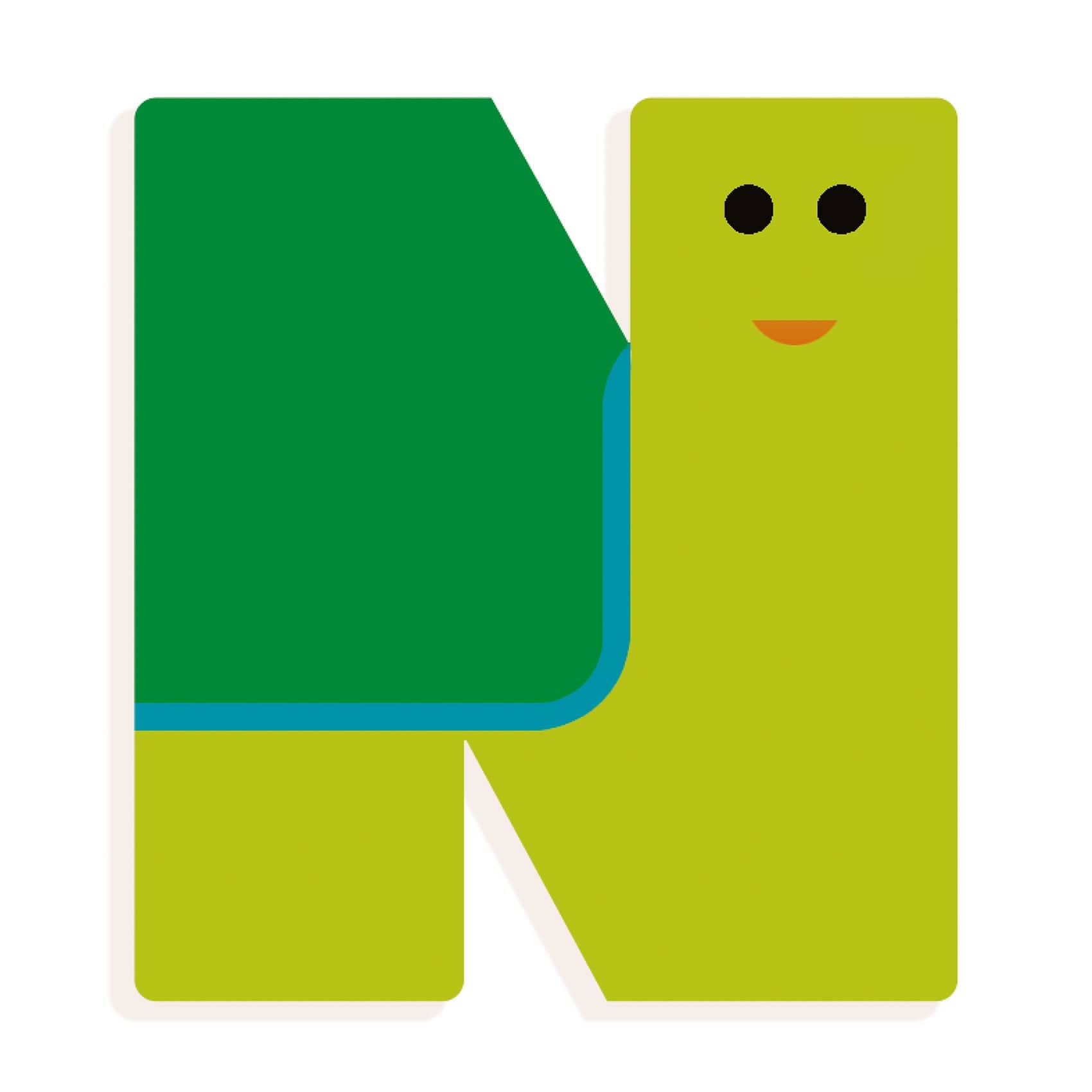 Little Big Room Letras Decorativas Letras de madera decorativa "N" DD04973