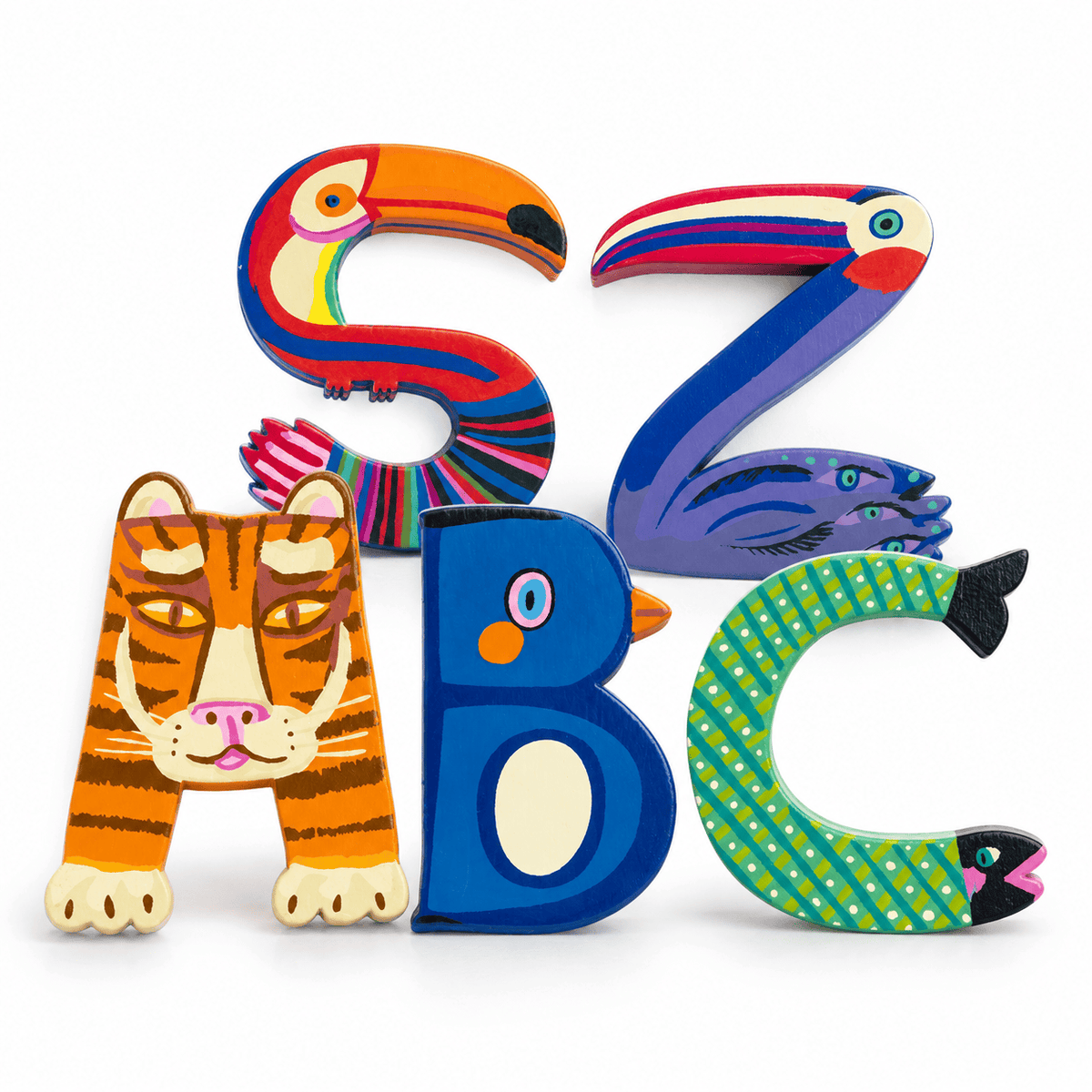 Little Big Room Letras Decorativas Pack Abecedario de Animales A–Z - Little Big Room Animals Letters-Little