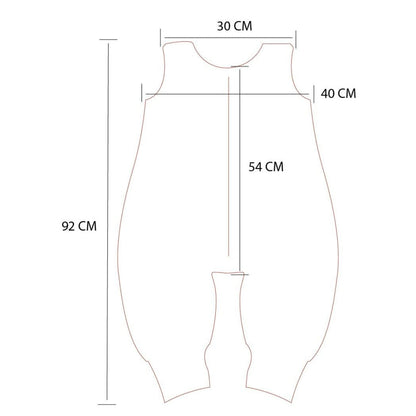 Little One Sacos de Dormir Saquito de dormir con patitas Verde Talla 6 TOG 2 LOSVT6